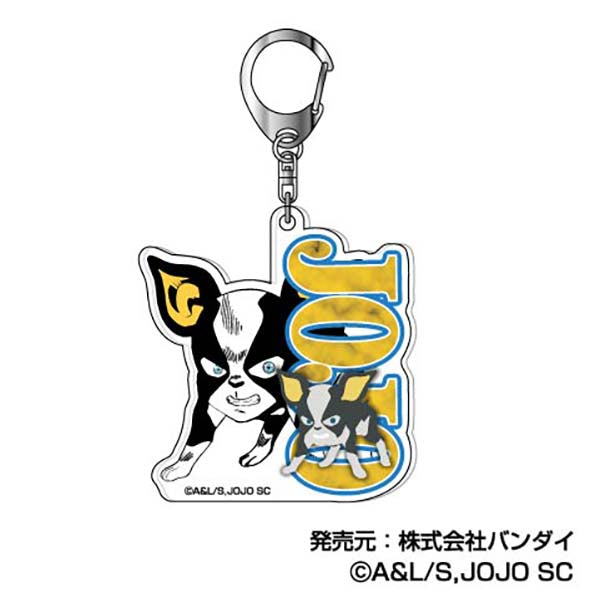 『ジョジョの奇妙な冒険 スターダストクルセイダース』アクリルキーホルダー  彩色影絵 02 イギー